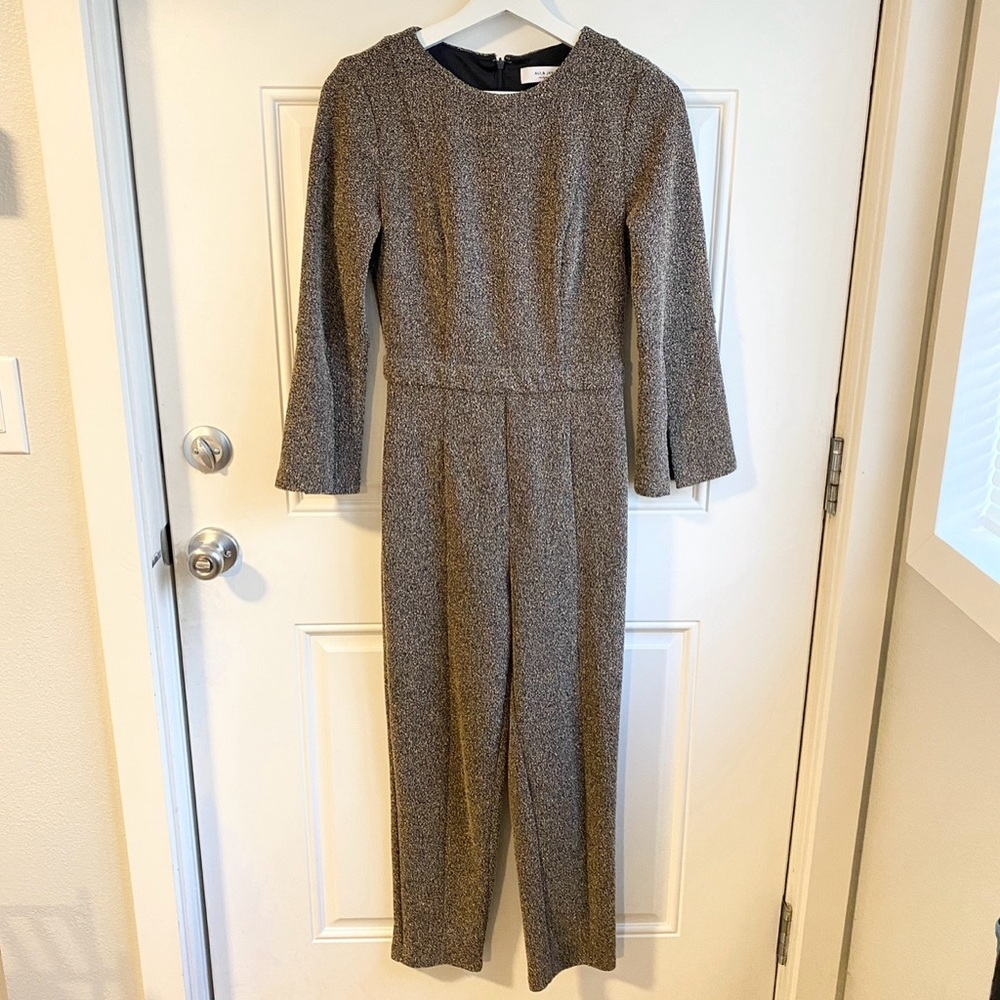 Ali & Jay slit long sleeve ankle length jumpsuit